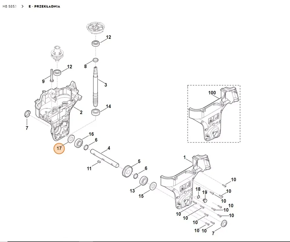 STIHL Glebogryzarka MH445.0 Pierścień uszczelniający AS25x47x7 9630 003 2930 | Nowy produkt